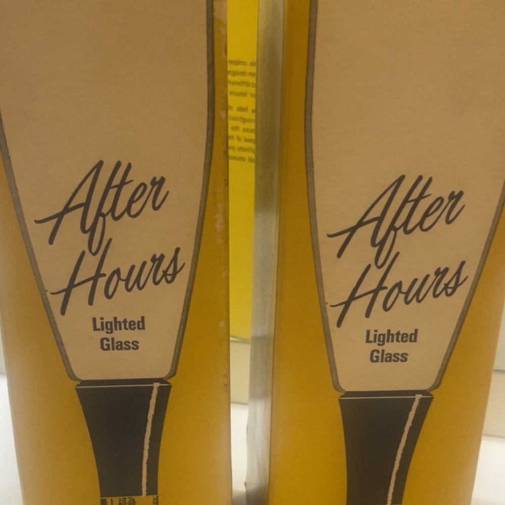 Vintage light up cups